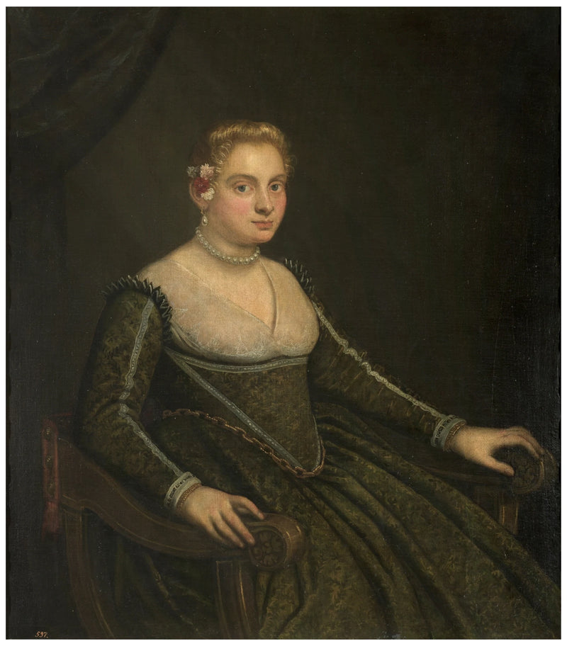 Portrait d'une jeune femme - Le Tintoret