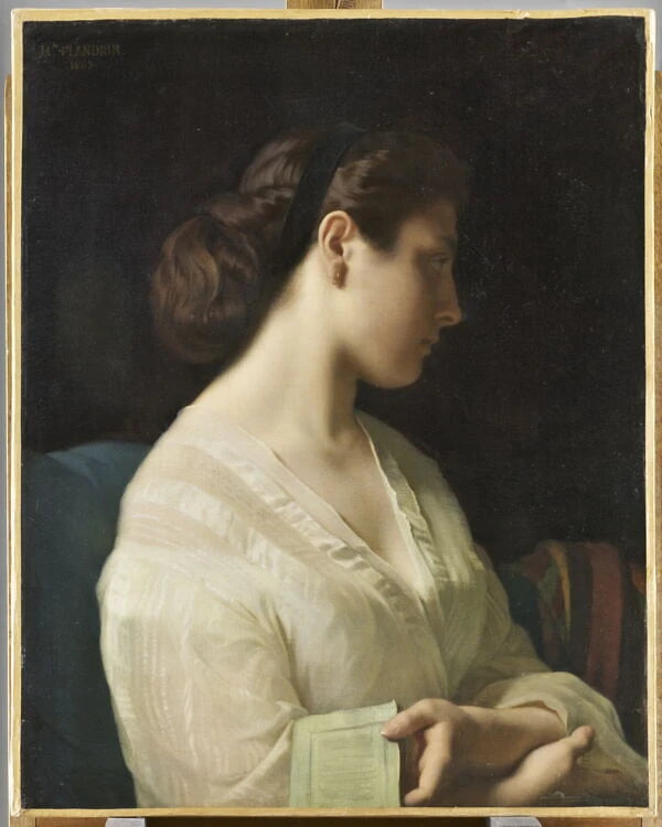 Portrait de jeune fille, dit aussi La jeune grecque - Hippolyte Flandrin