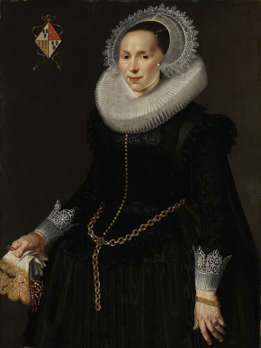 Portrait de Johanna Le Maire - Nicolaes Eliaszoon Pickenoy