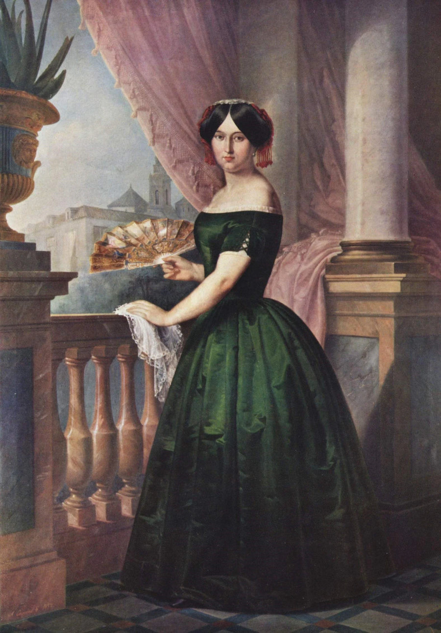Portrait de Josefa García Solís - Antonio María Esquivel
