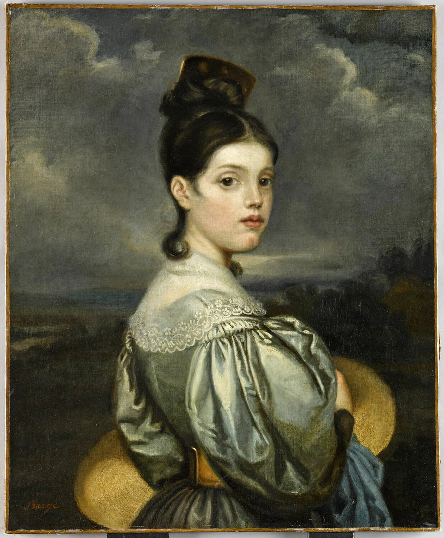 Portrait de Joséphine Amélie Barye, fille de l'artiste - Antoine Louis Barye