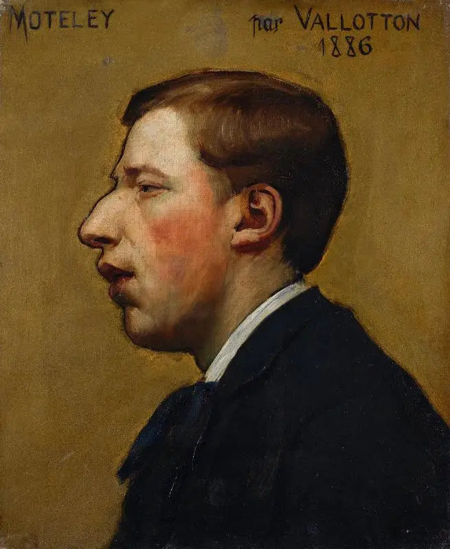 Portrait Jules Moteley - Félix Vallotton image 1 reproduction d’œuvre d’art à l’huile