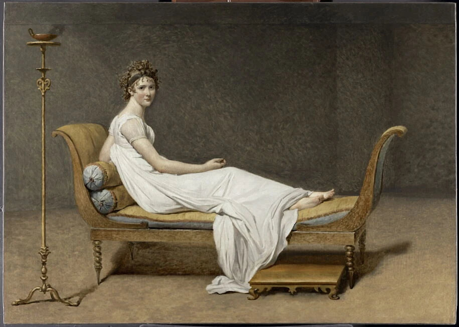 Portrait de Juliette Récamier, née Bernard (1777-1849) - Jacques-Louis David