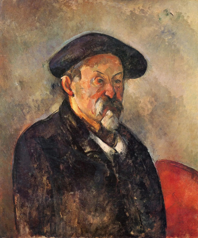 Portrait l'artiste au béret - Paul Cézanne