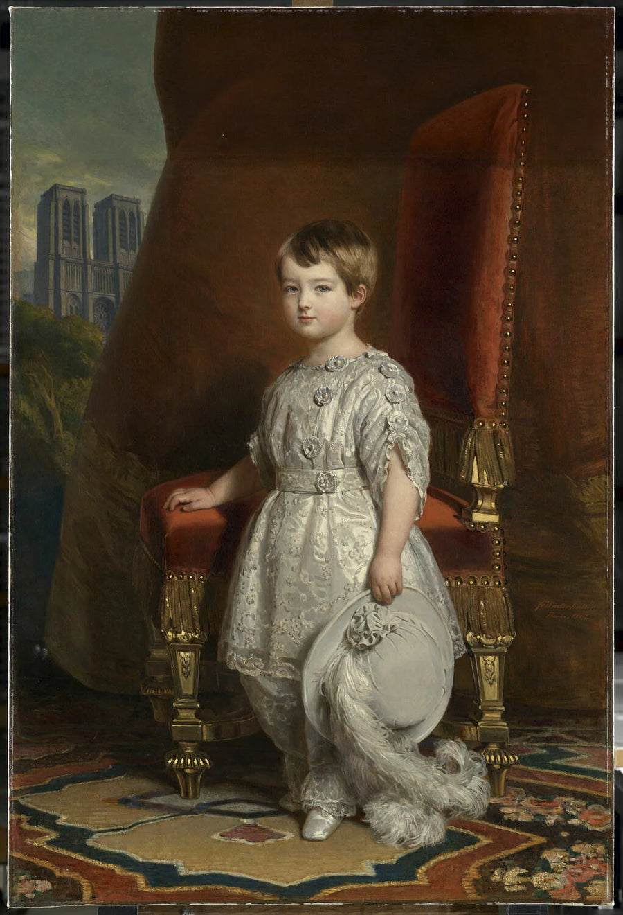 Portrait de Louis-Philippe Albert d'Orléans, comte de Paris (1838-1894) - Franz Xaver Winterhalter