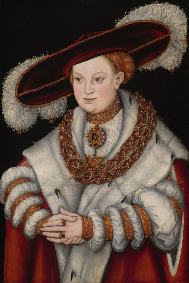 Portrait de Magdalena de Saxe - Lucas Cranach the Elder