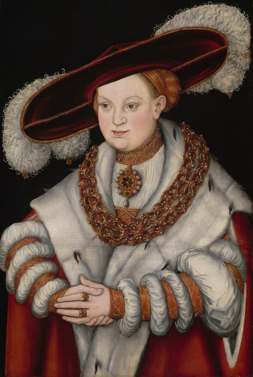 Portrait de Magdalena de Saxe - Lucas Cranach the Elder