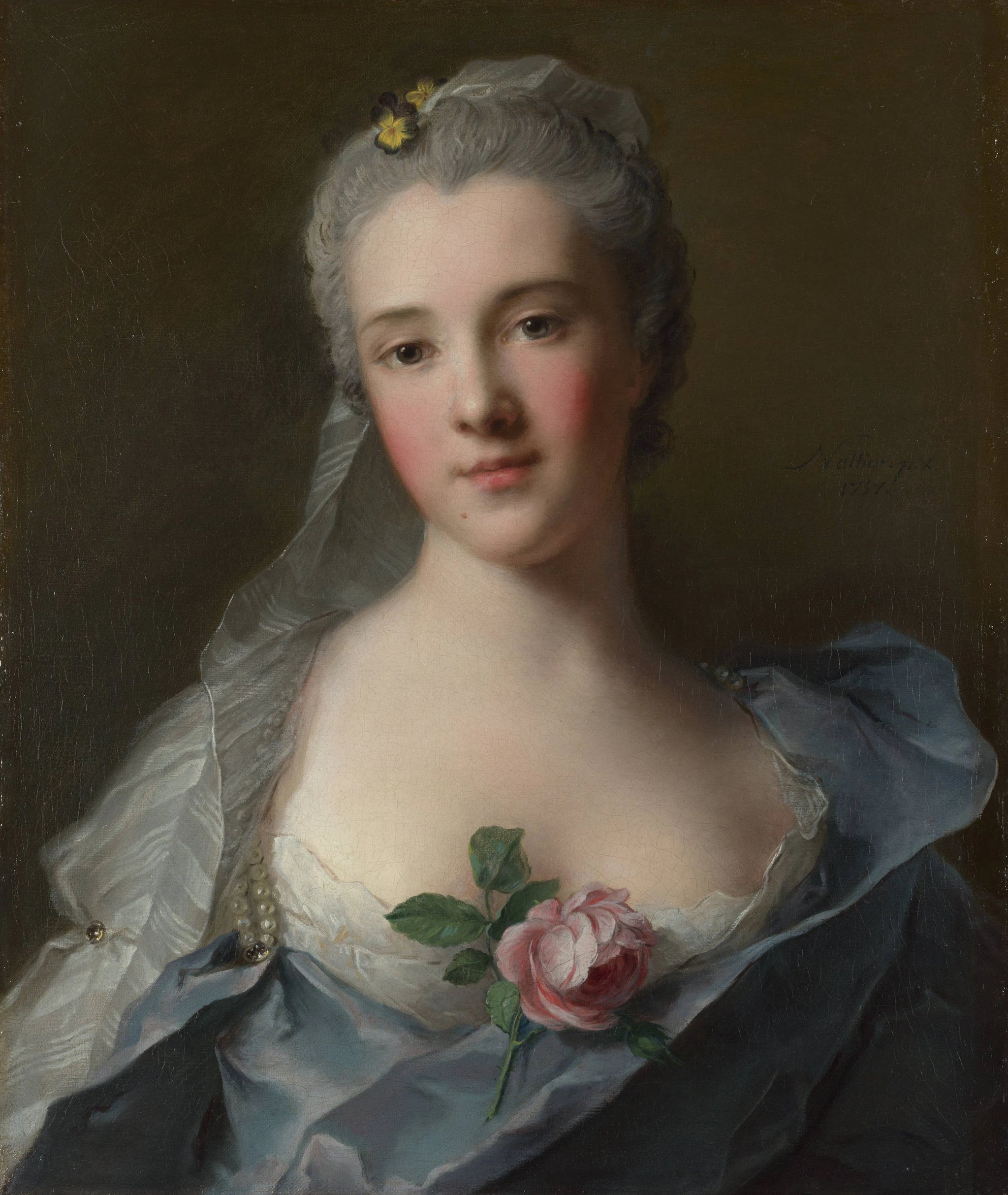 Portrait de Manon Balletti - Jean-Marc Nattier