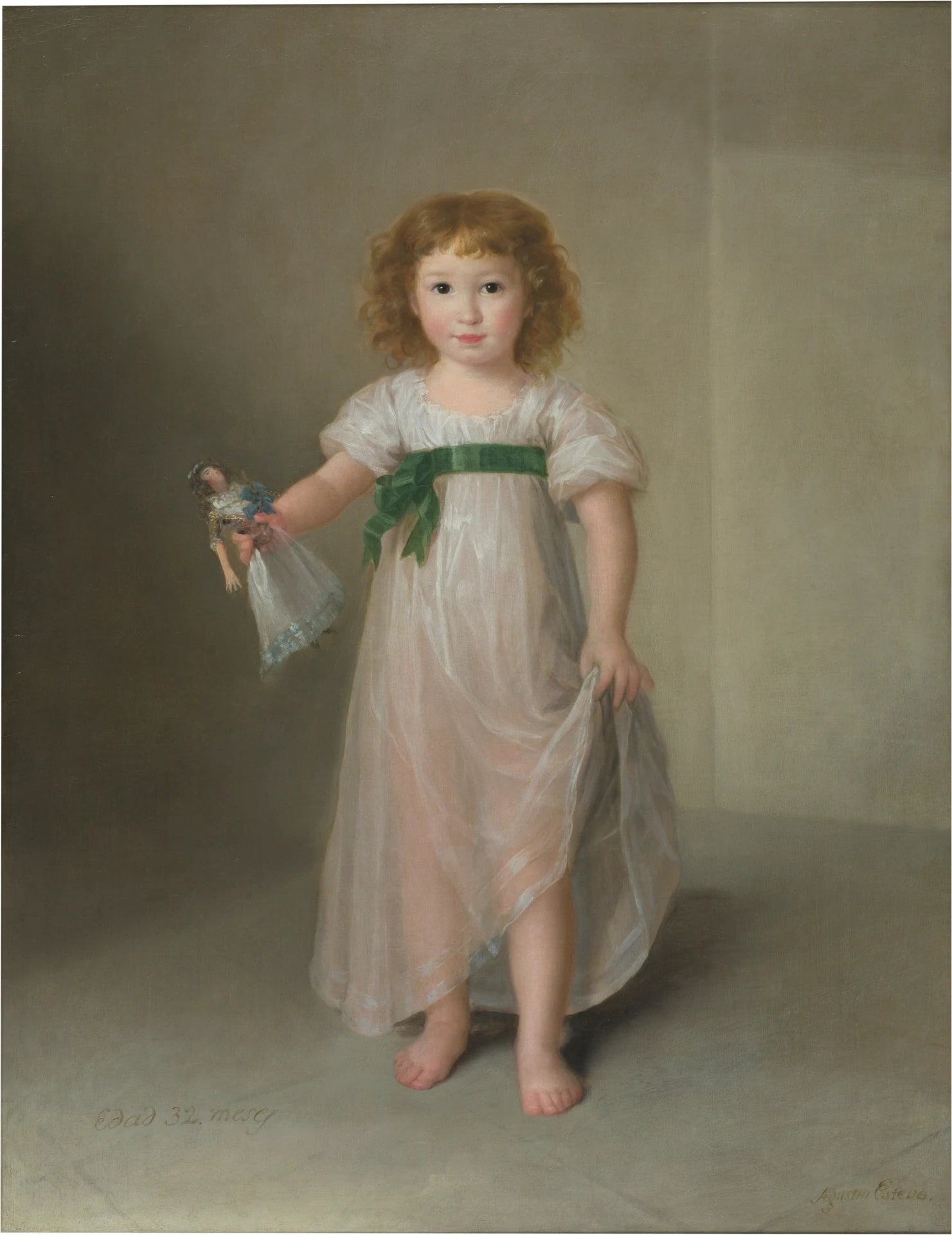 Portrait de Manuela Téllez-Girón - Agustín Esteve y Marqués