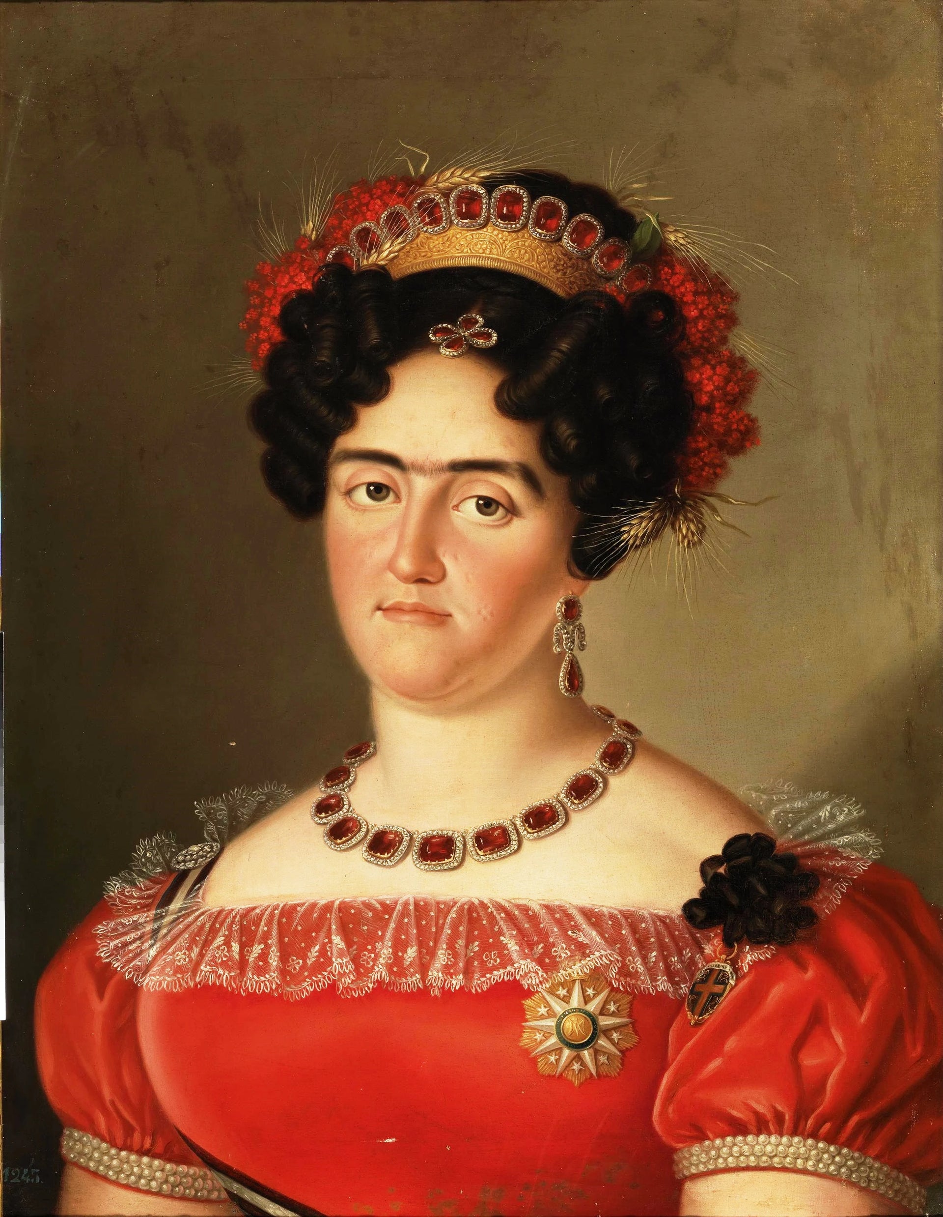 Portrait de María Francisca de Braganza - Luis de la Cruz