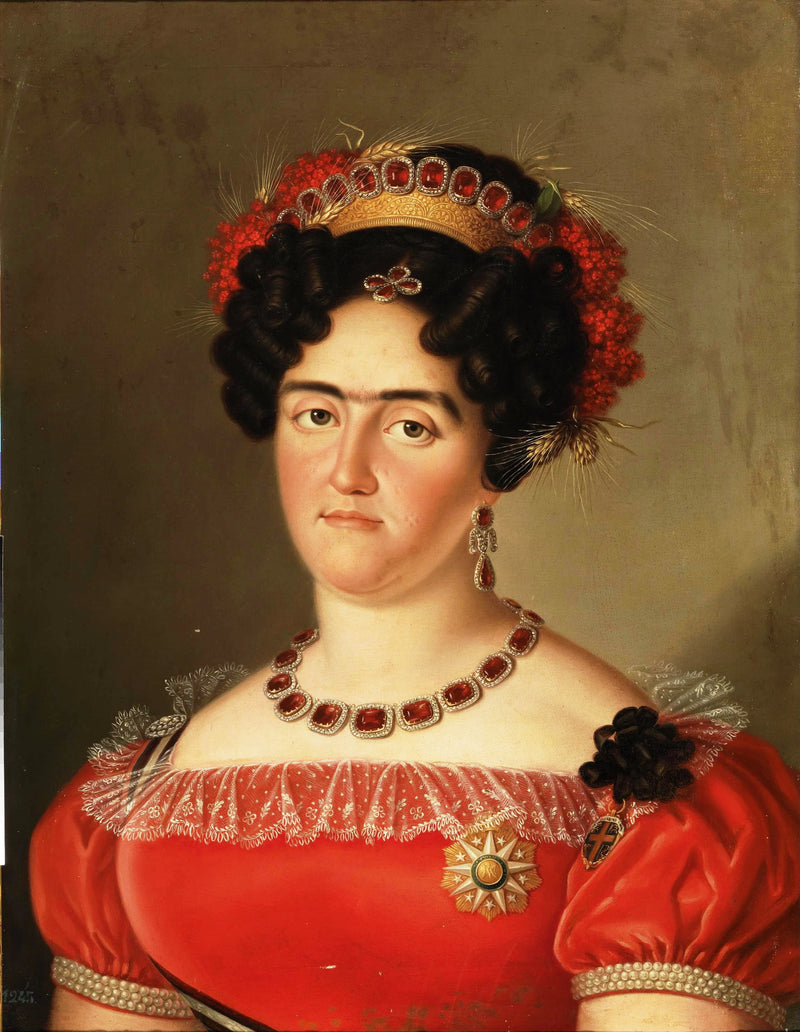 Portrait de María Francisca de Braganza - Luis de la Cruz