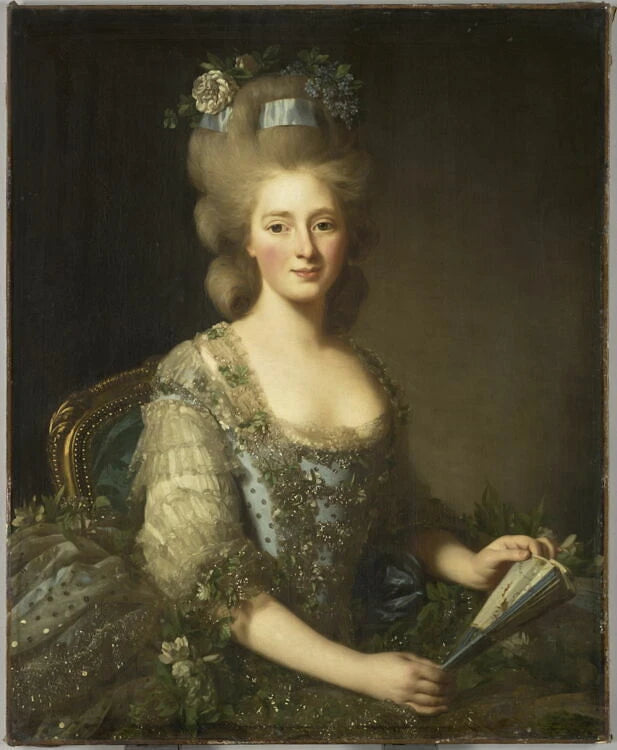 Portrait de Marie-Amélie-Joséphine, archiduchesse d'Autriche, infante, duchesse de Parme - Suède