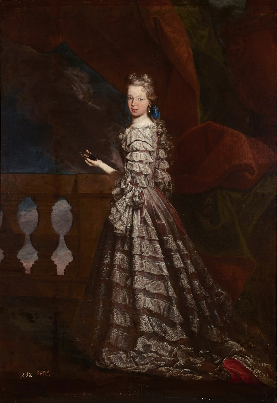 Portrait de Marie-Louise de Savoie, reine de Savoie - Artiste inconnu