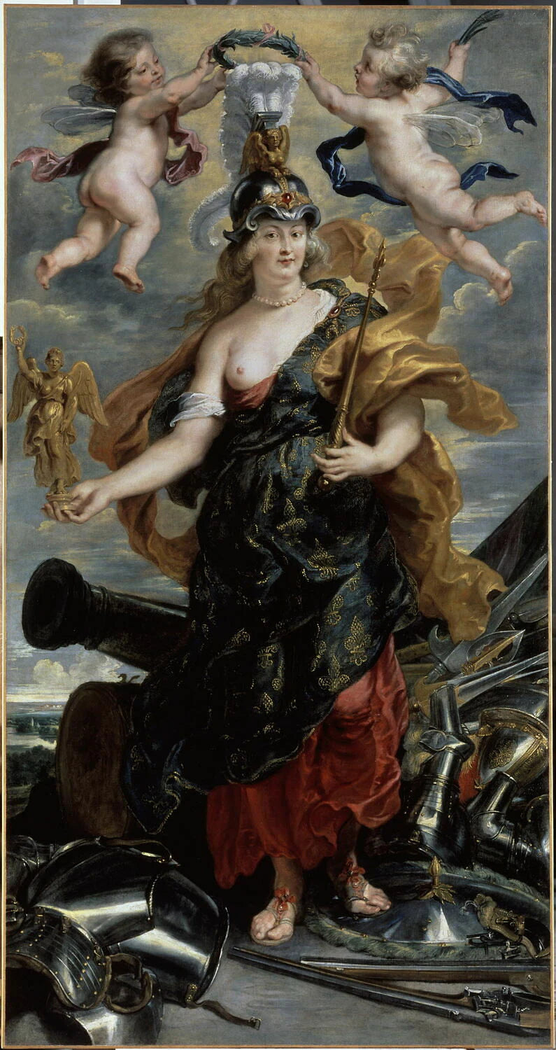 Portrait de Marie de Médicis (1573-1642) en reine triomphante - Peter Paul Rubens