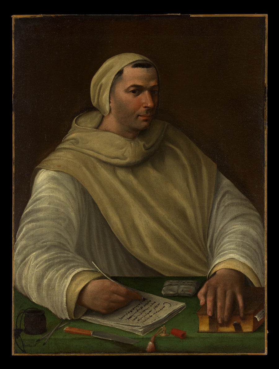 Portrait d'un moine olivétain - Baldassare Tommaso Peruzzi