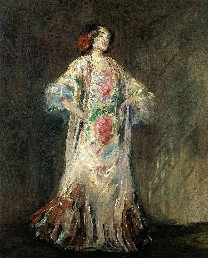 Portrait of a dancer Antonia Mercé called "La Argentina". - Max Slevogt image 1 reproduction réalisée par Alpha Reproduction