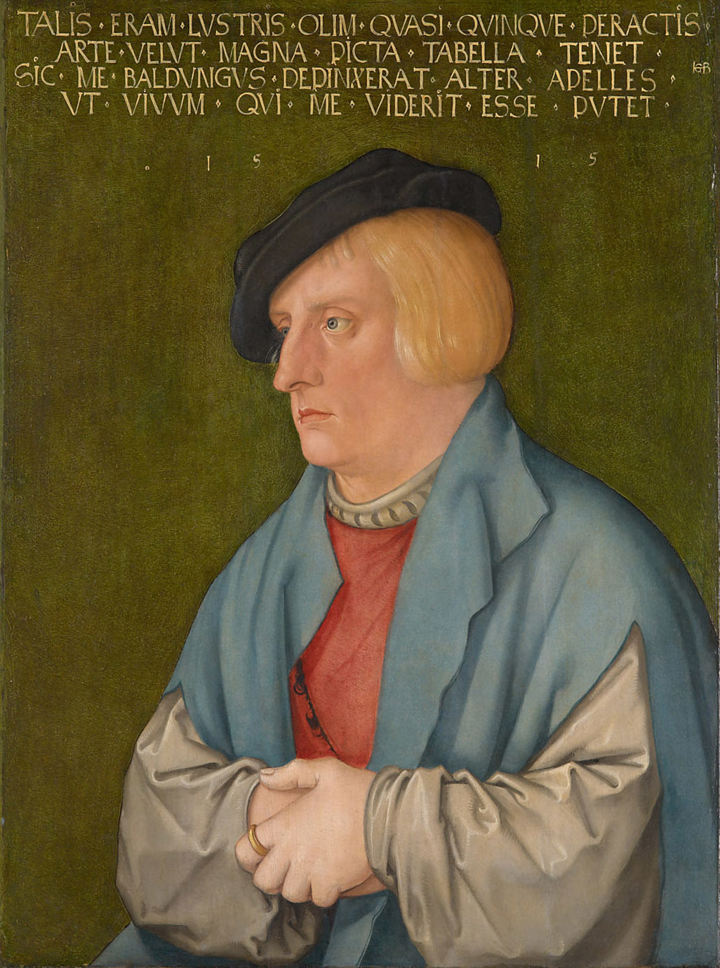 Portrait of a young man - Hans Baldung Grien image 1 copie de tableau peinte à la main