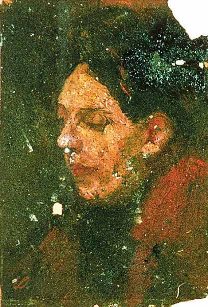 Portrait of Agnita Feis - Theo van Doesburg image 1 reproduction d’œuvre d’art à l’huile