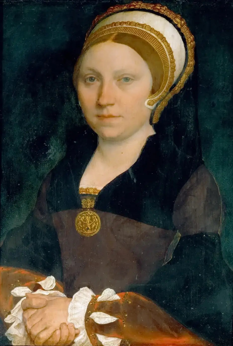 Portrait of an English lady - Hans Holbein le Jeune image 1 tableau peint à l’huile sur toile