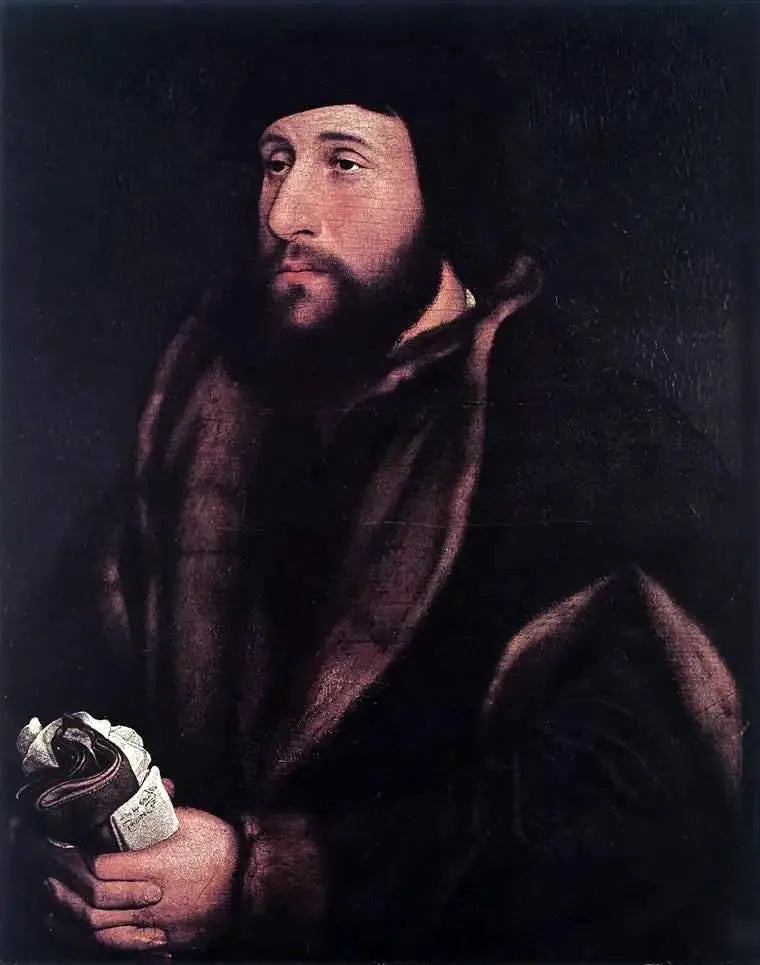 Portrait of an Englishman - Hans Holbein le Jeune image 1 reproduction réalisée par Alpha Reproduction