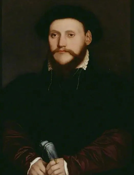Portrait of an Unknown Gentleman - Hans Holbein le Jeune image 1 copie peinte à la main à l’huile