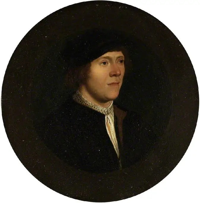 Portrait of an Unknown Man in the Service of Henry VIII - Hans Holbein le Jeune image 1 reproduction réalisée par Alpha Reproduction