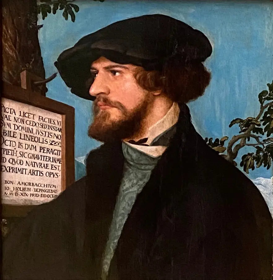 Portrait of Bonifacius Amerbach - Hans Holbein le Jeune image 1 tableau peint à l’huile sur toile