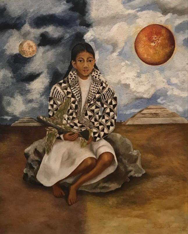 Portrait de Lucha María, fillette de Tehuacán - Frida Kahlo