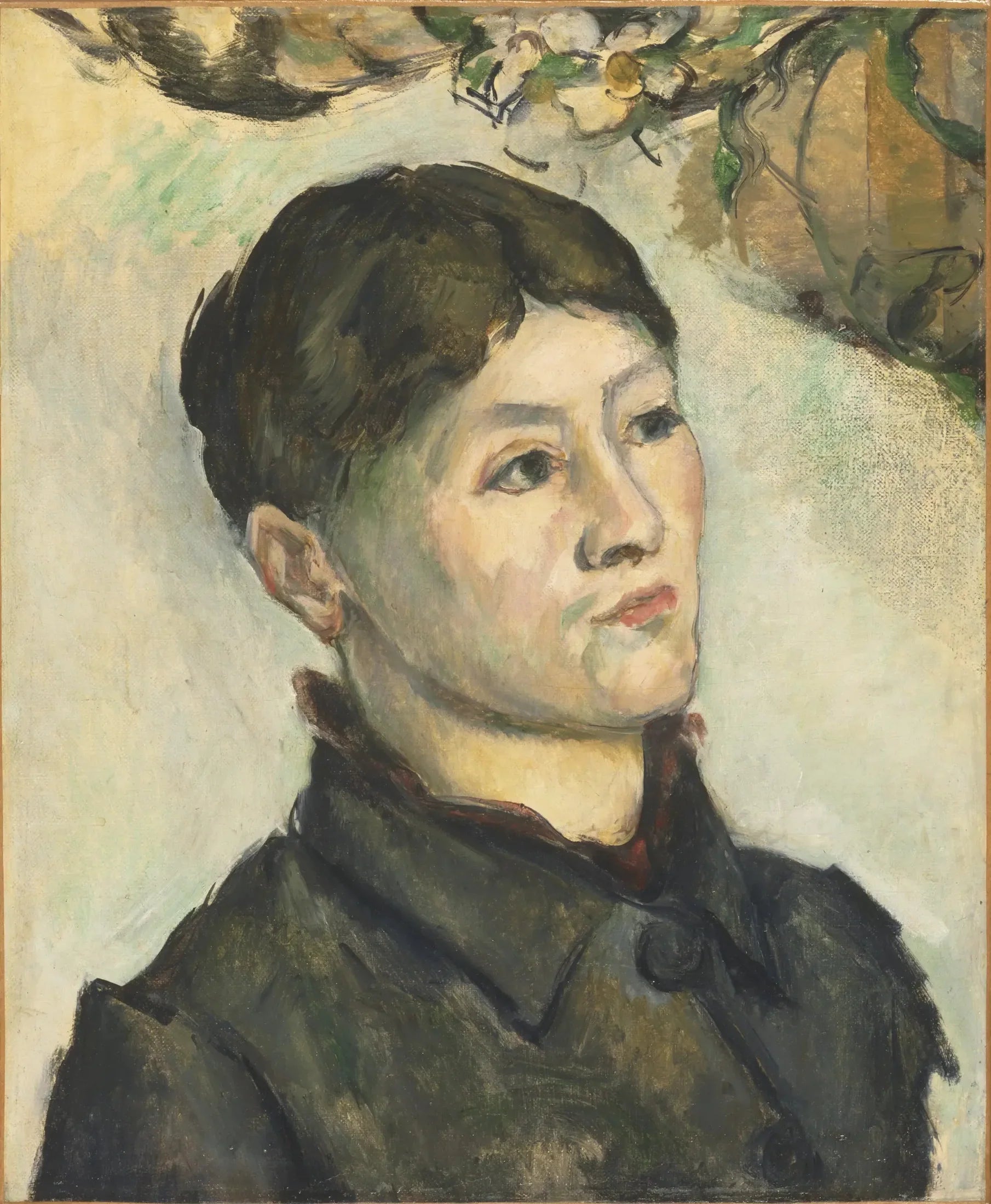 Portrait of Madame Cézanne - Paul Cézanne image 1 reproduction de peinture à l’huile