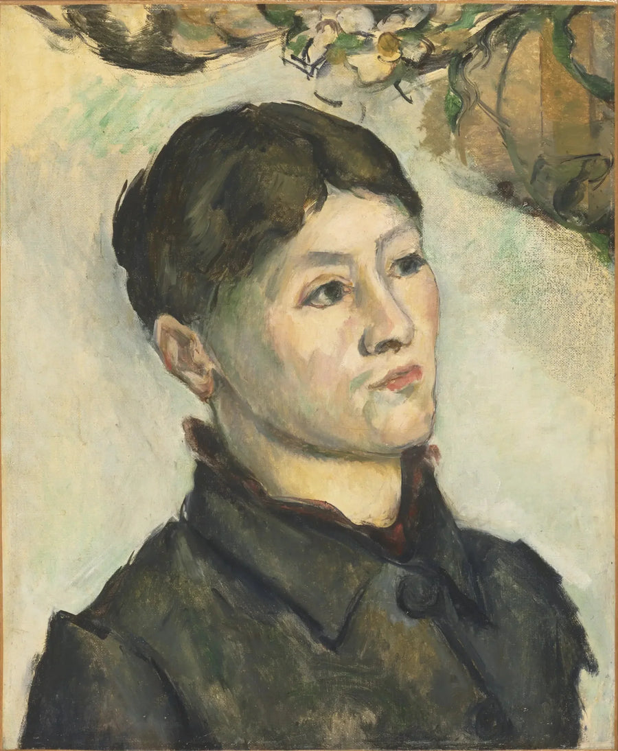 Portrait of Madame Cézanne - Paul Cézanne