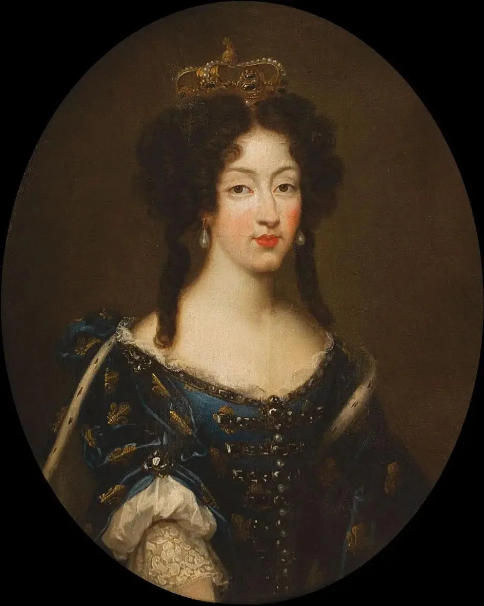 Portrait of Marie Louise d'Orléans - Pierre Mignard image 1 copie de tableau peinte à la main