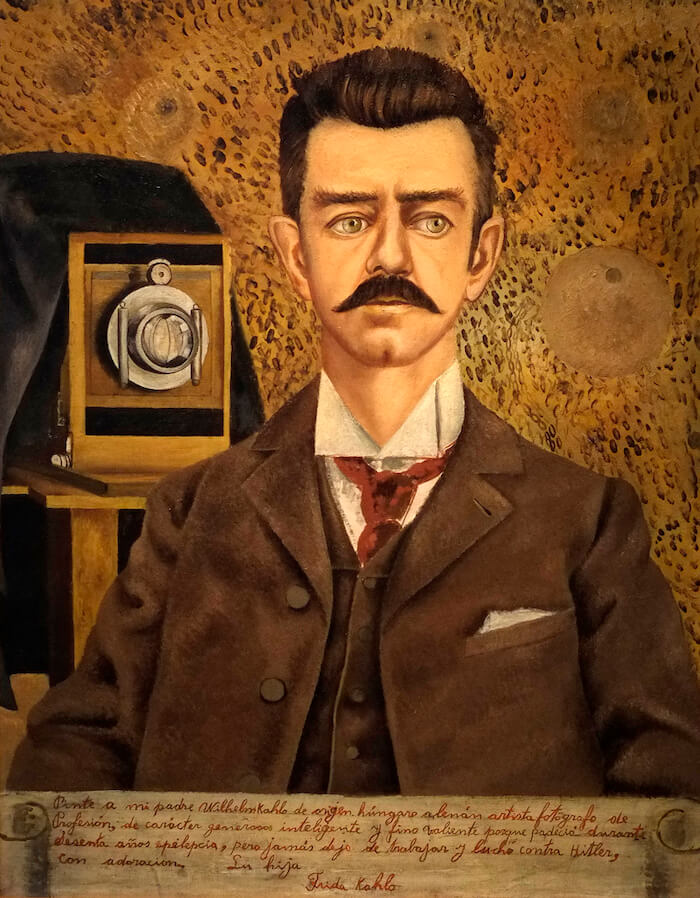 Portrait de mon père - Frida Kahlo image 1 reproduction de peinture à l’huile