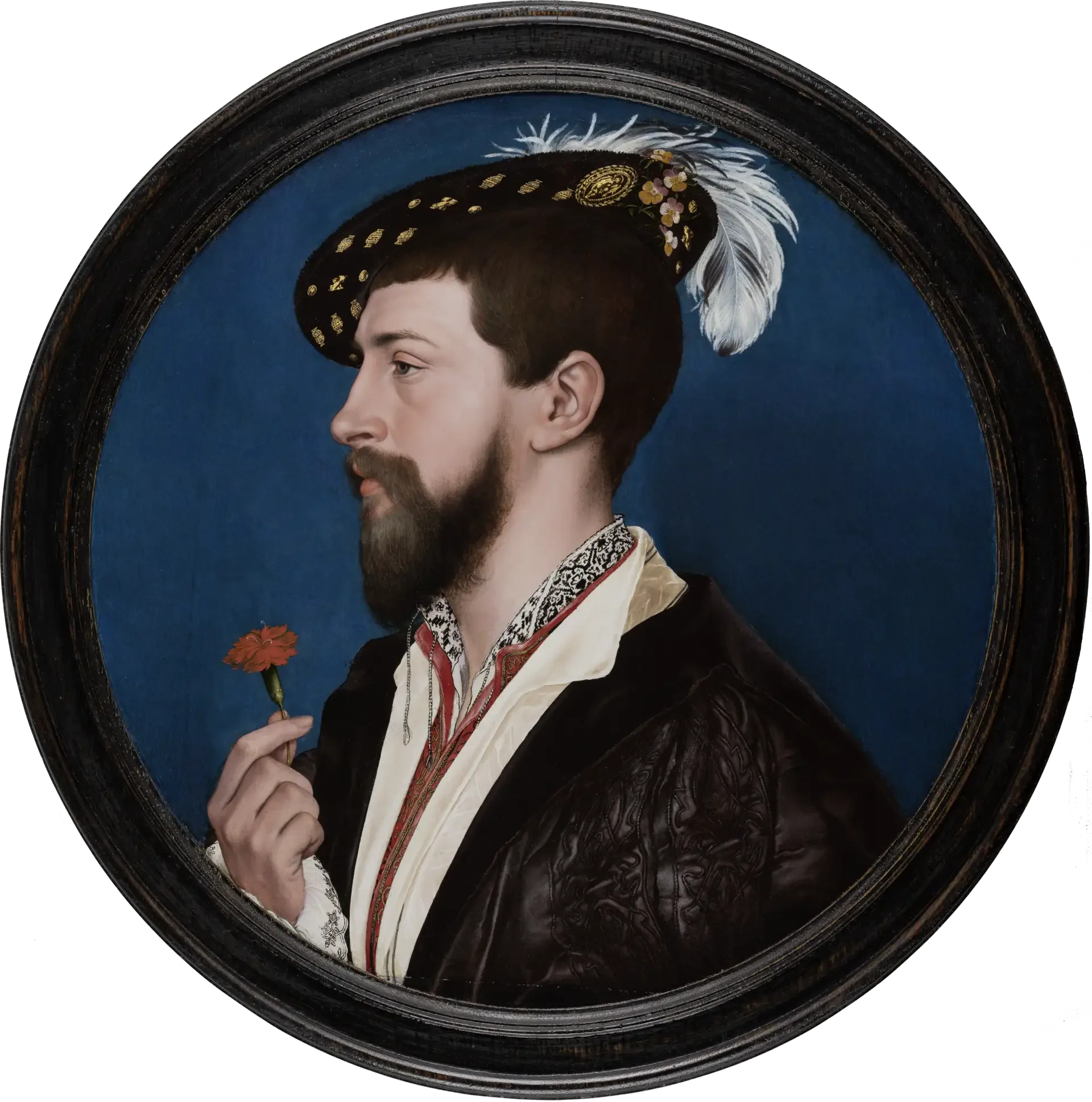 Portrait of Simon George of Cornwall - Hans Holbein le Jeune image 1 copie peinte à la main à l’huile