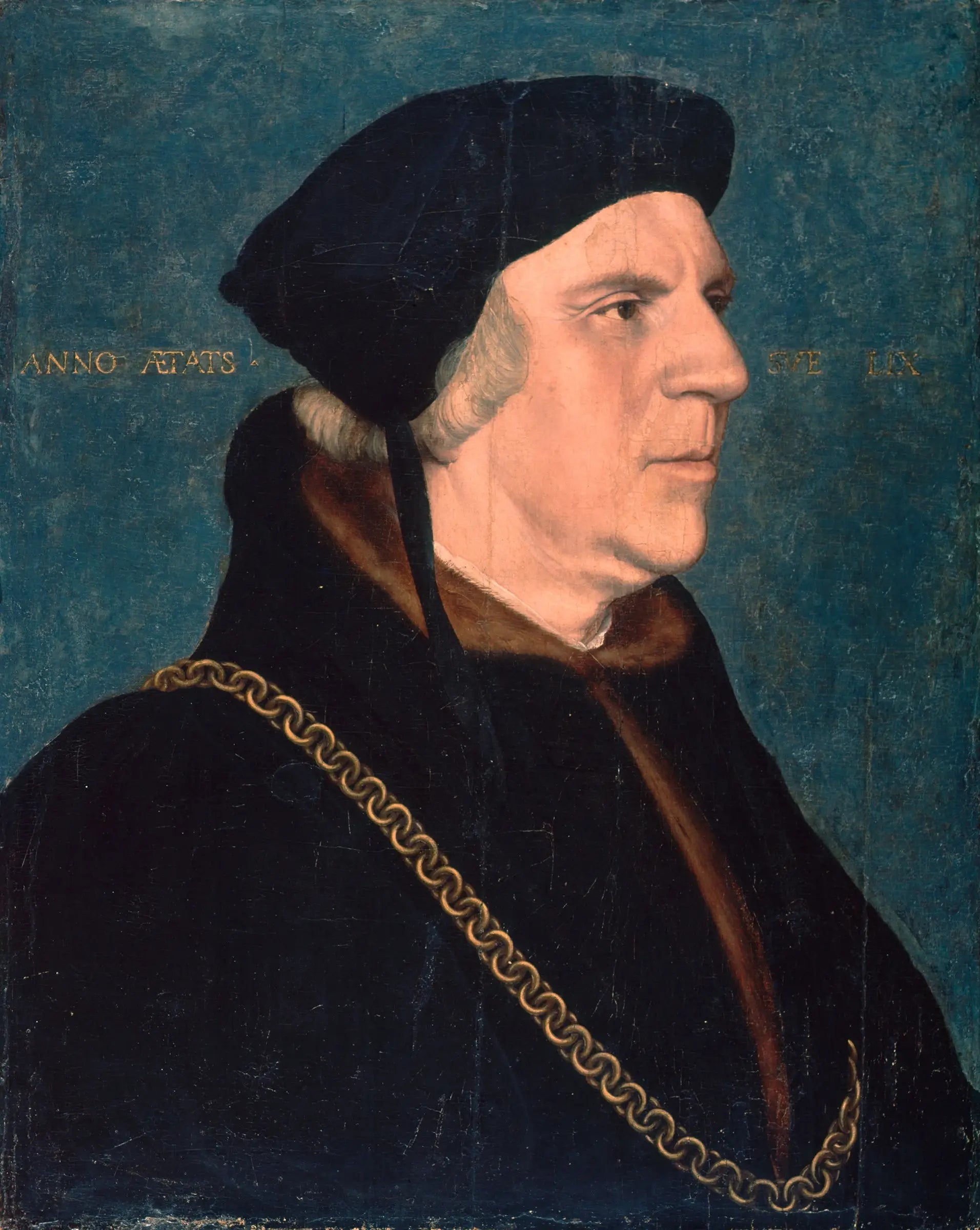 Portrait of William Butts - Hans Holbein le Jeune image 1 reproduction de peinture à l’huile