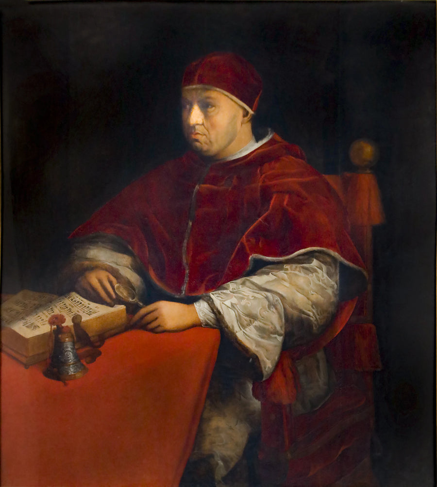 Portrait du pape Léon X - Ludovico Buti