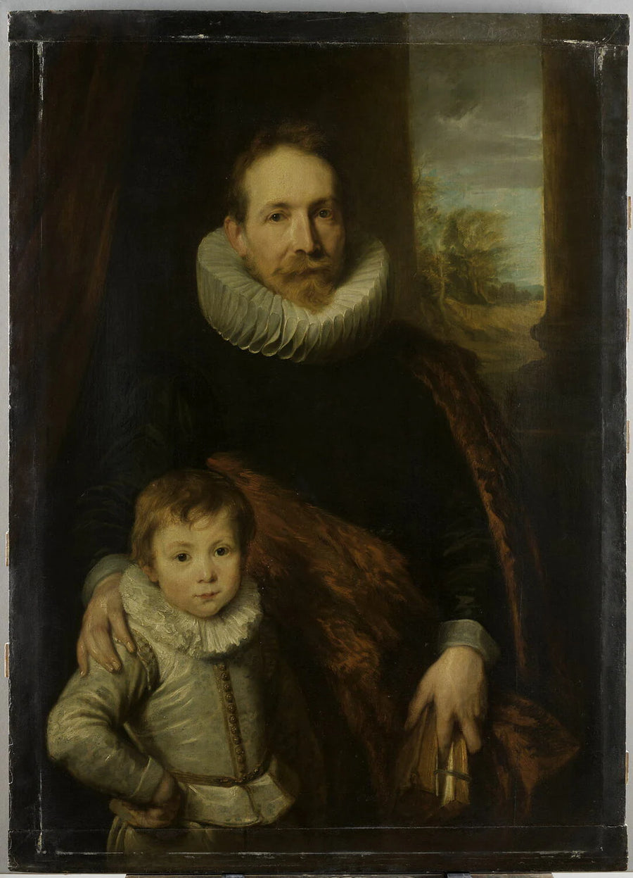 Portrait d'un père et son fils - Antoon van Dyck
