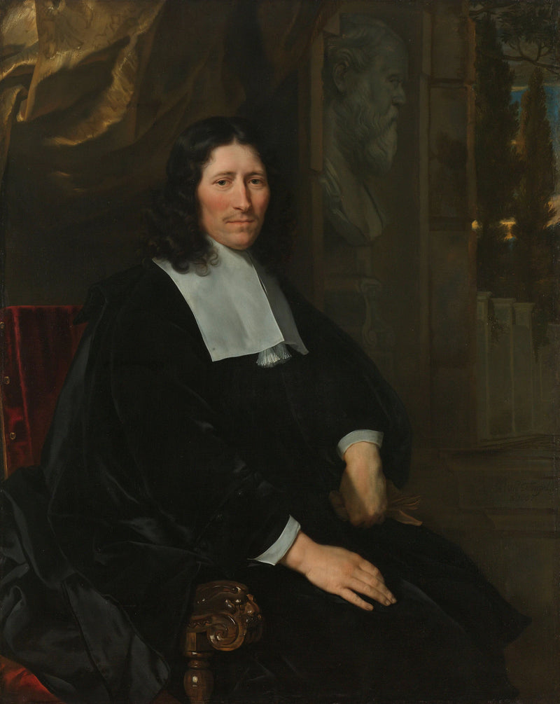 Portrait de Pieter de la Cour - Abraham van den Tempel