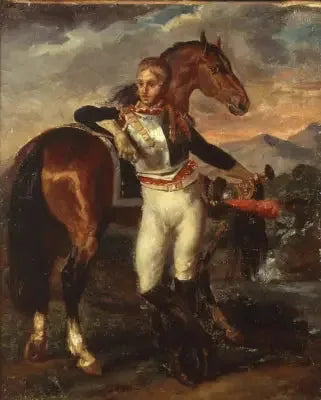 Portrait posthume du lieutenant Legrand - Théodore Géricault image 1 copie peinte à la main à l’huile