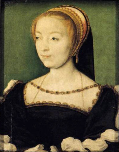 Portrait présomptif de Louise de Rieux, dame d'Ancenis - Corneille de Lyon image 1 copie peinte à la main à l’huile