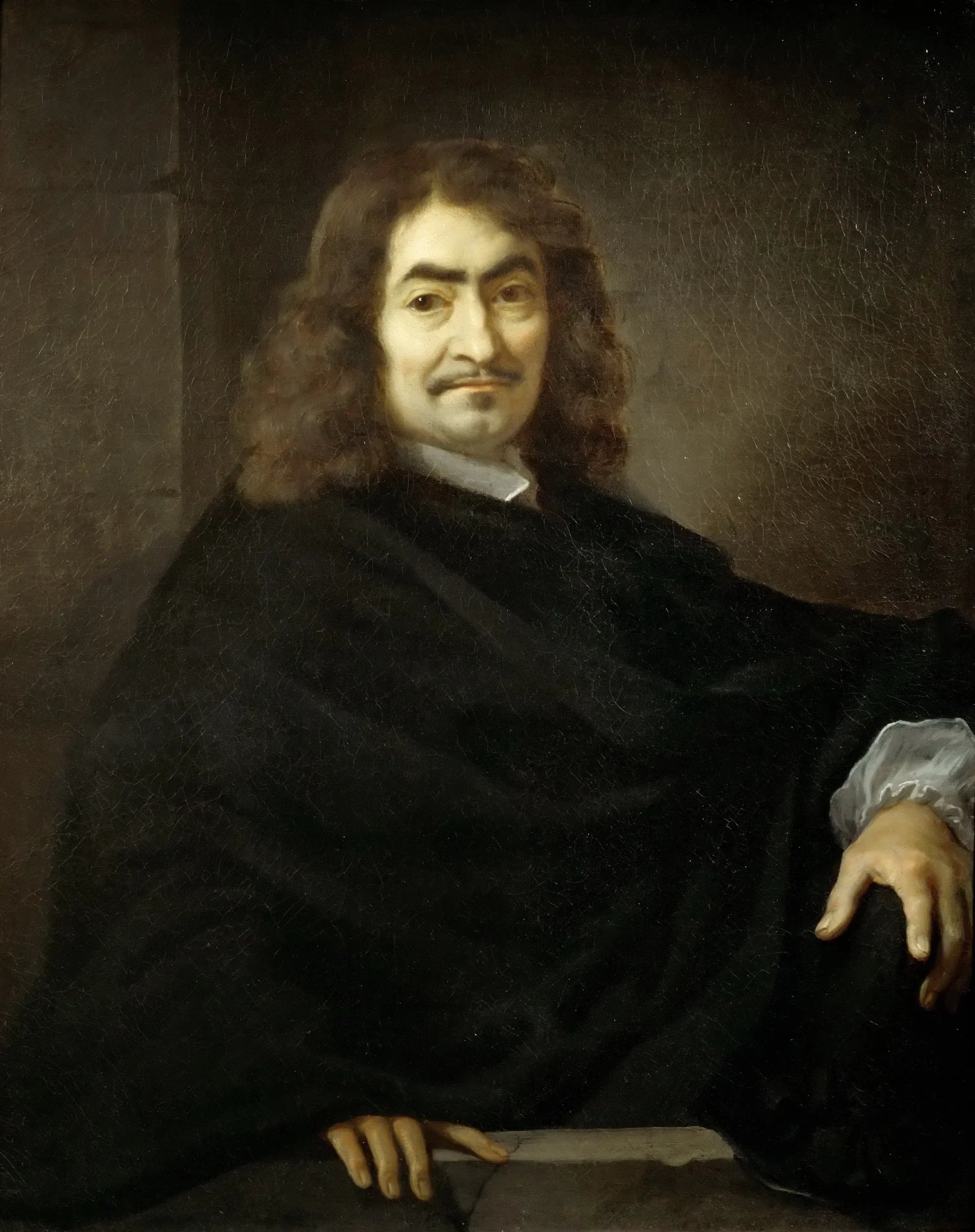 Portrait présomptif de René Descartes - Sébastien Bourdon image 1 reproduction artisanale de tableau