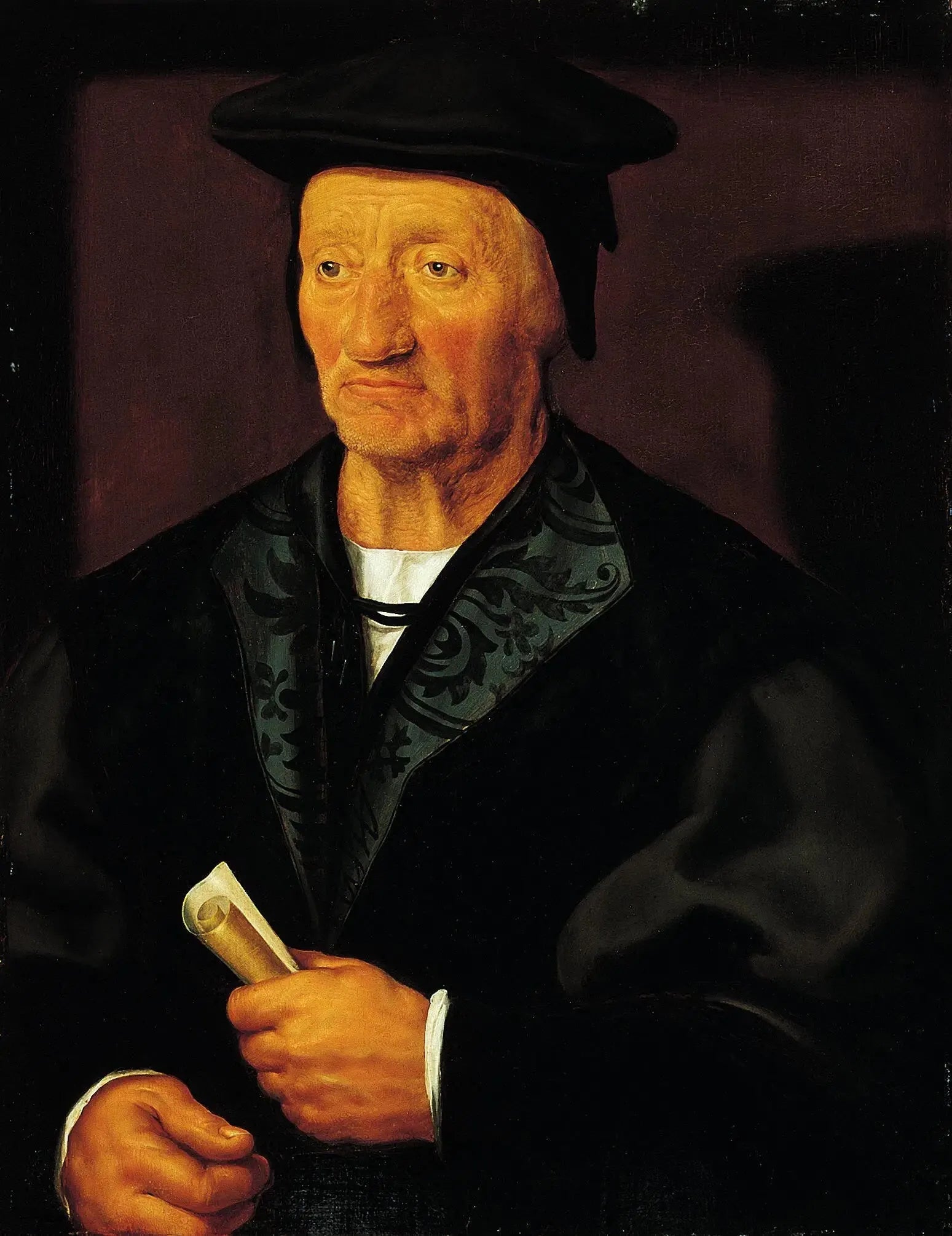 Portrait présomptif de Sébastien Munster - Peter Paul Rubens image 1 reproduction artisanale de tableau