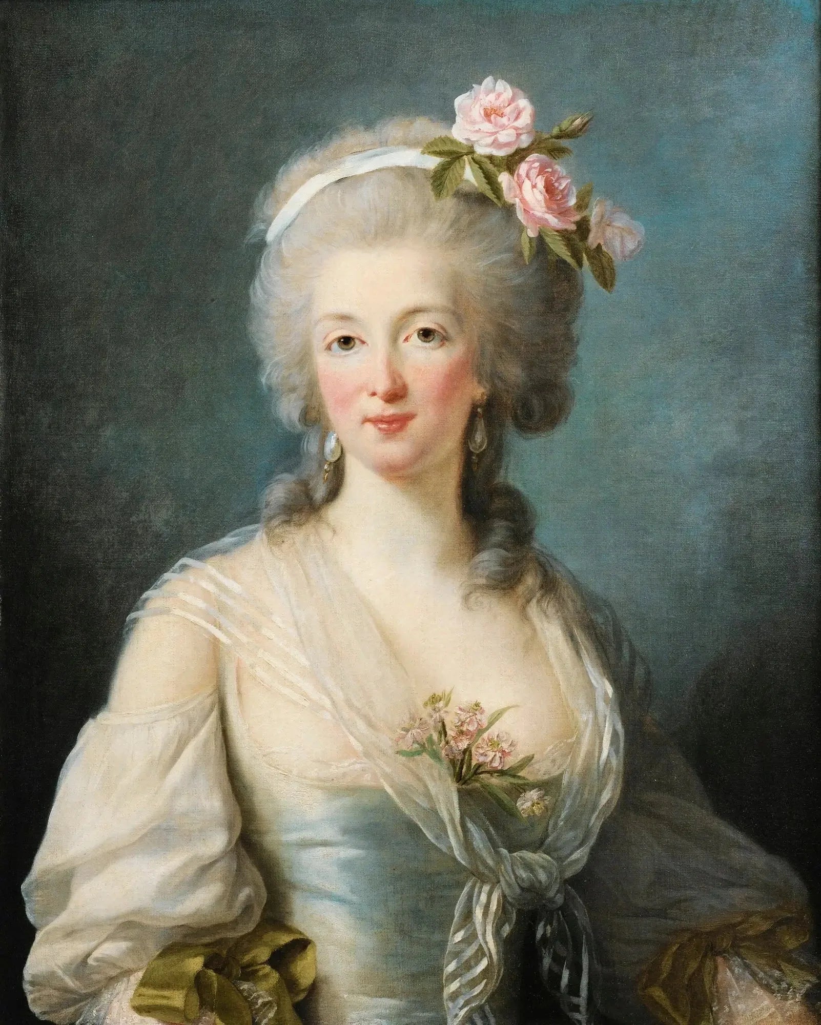 Portrait présumé de Jeanne de Valois-Saint-Rémy - Élisabeth Vigée Le Brun image 1 reproduction de peinture à l’huile