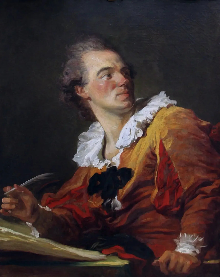 Portrait présumé de Louis-François Prault, dit autrefois : L'Inspiration - Jean-Honoré Fragonard