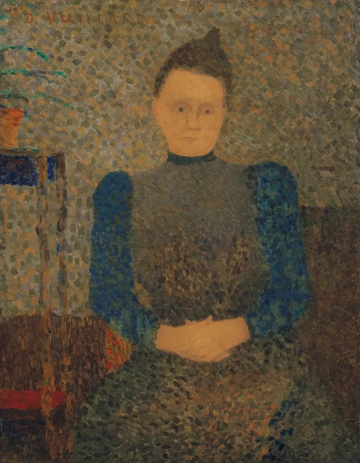 Portrait Schématique de Marie Vuillard - Édouard Vuillard image 1 copie peinte à la main à l’huile