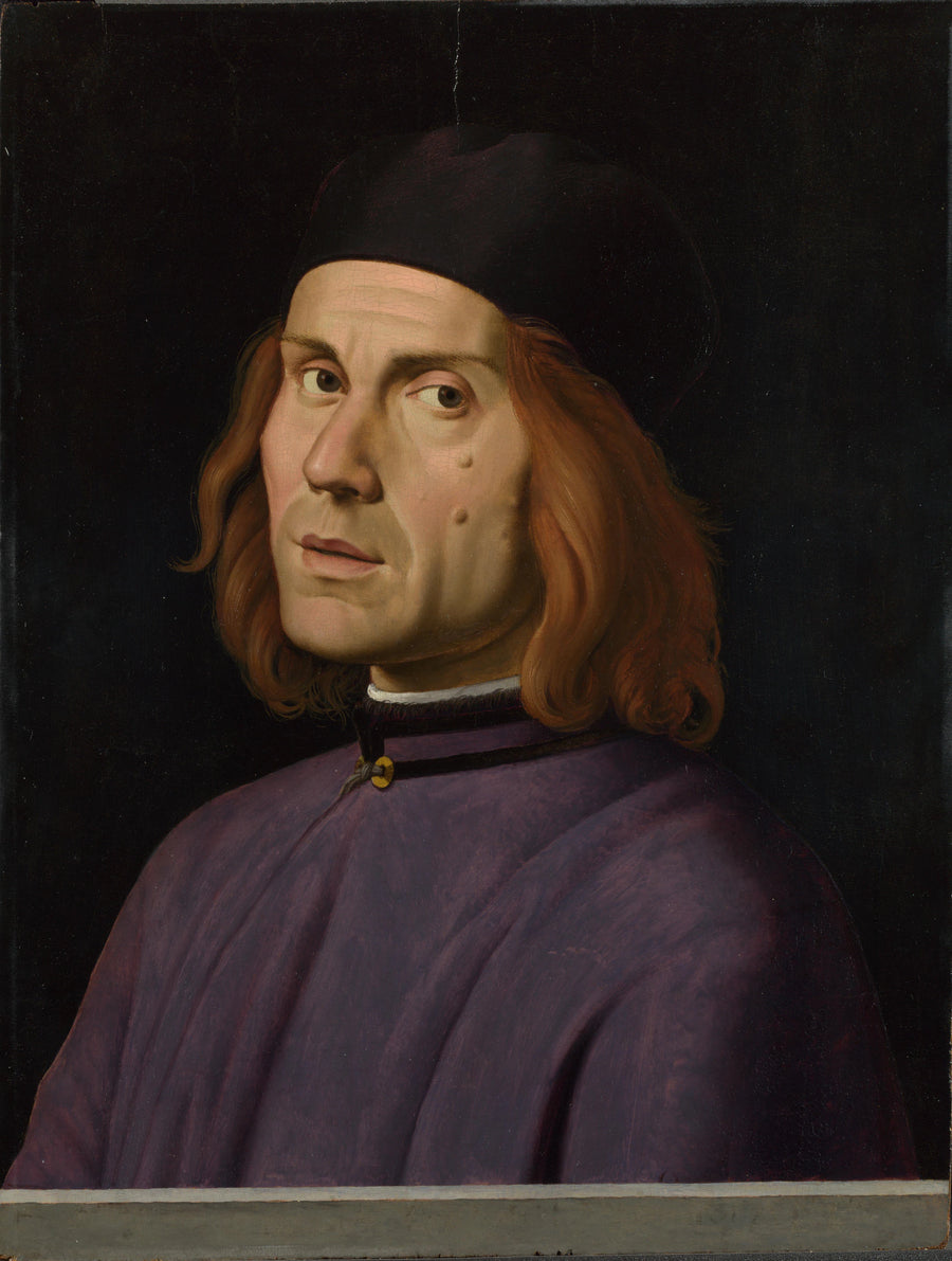Portrait (supposé être celui de Battista Fiera) - Lorenzo Costa