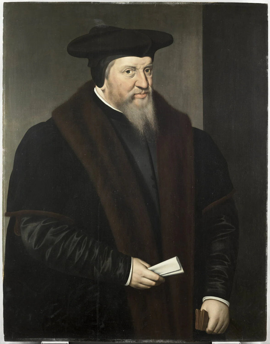 Portrait de Viglius van Aytta (1507-1577), jurisconsulte, président du Conseil secret des Pays-Bas à Bruxelles - Frans I Pourbus