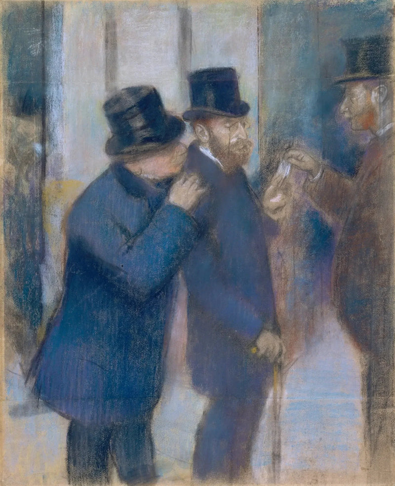 Portraits à la Bourse - Edgar Degas