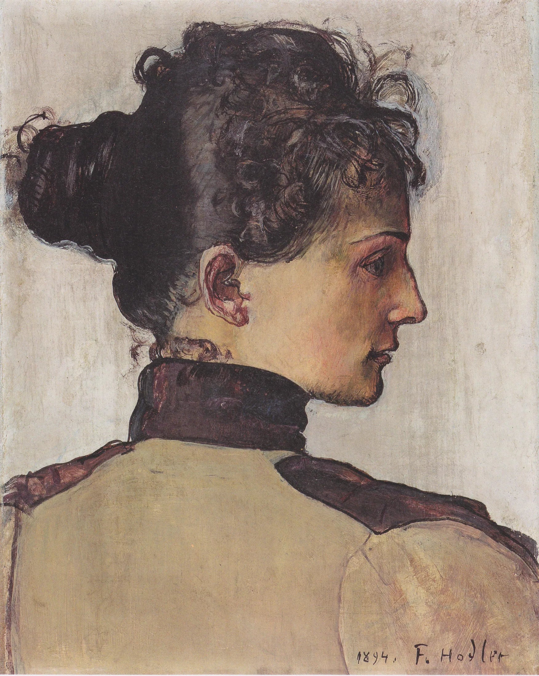 Porträt der Berthe Jacques - Ferdinand Hodler image 1 tableau peint à l’huile sur toile