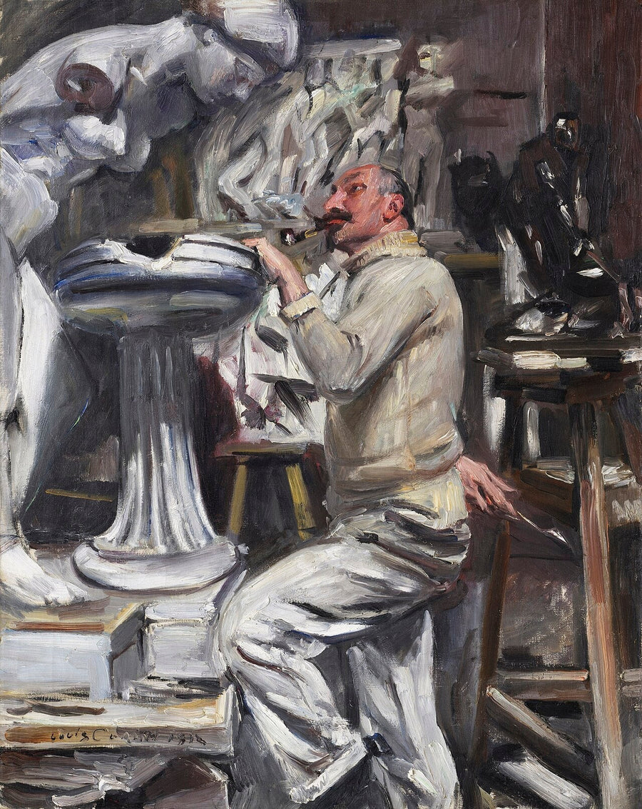 Porträt des Bildhauers Nikolaus Friedrich - Lovis Corinth