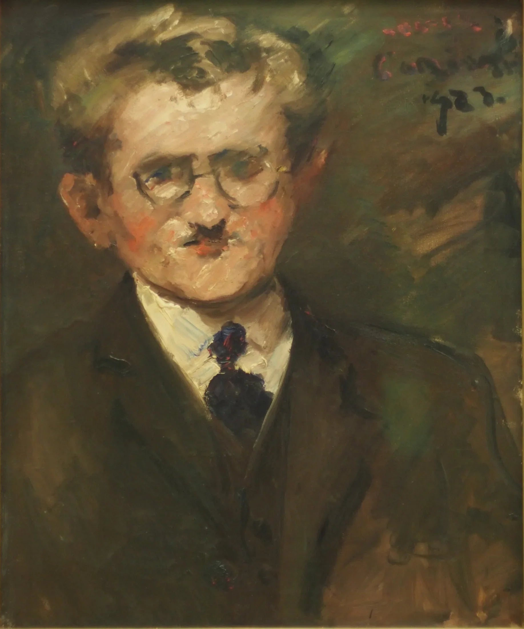 Porträt des Malers Hans Ohmert - Lovis Corinth image 1 copie de tableau peinte à la main